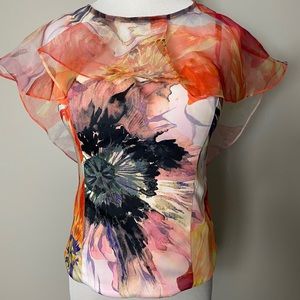 Bebe gorgeous multicolor top